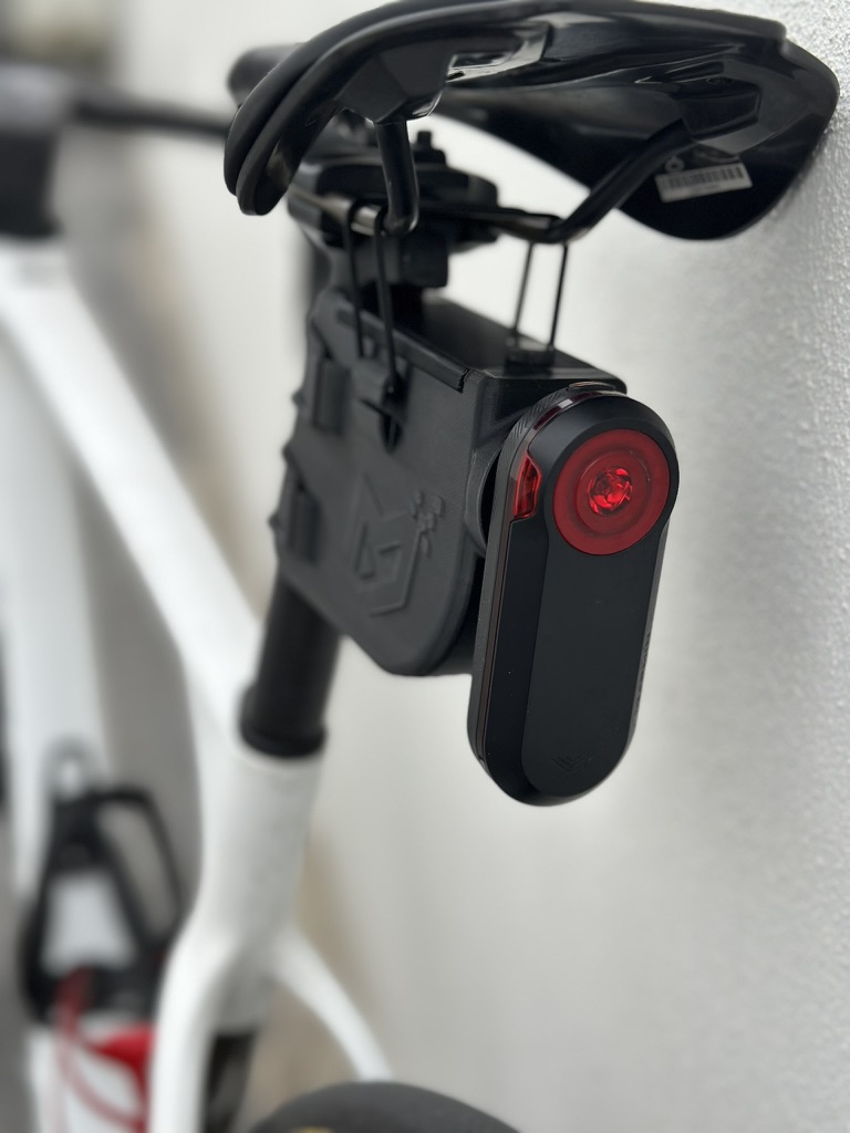 Rear view of Pocket Small with a radar light fitted